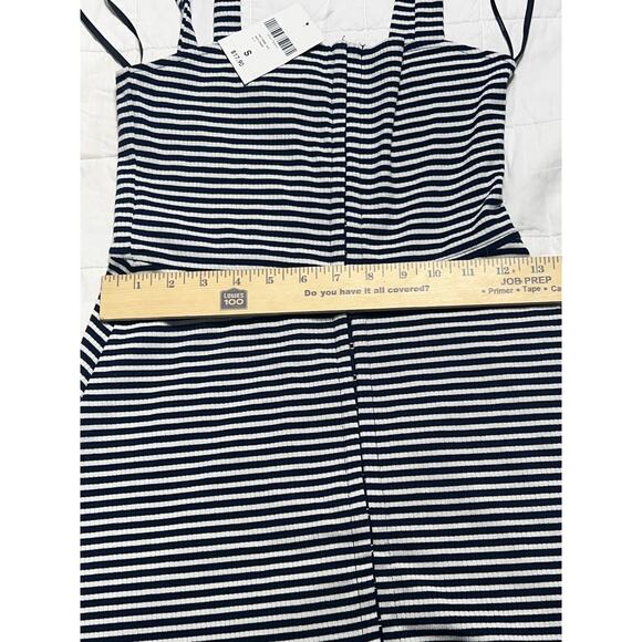 Forever 21 navy and white coastal striped mini dress size small NWT - Picture 3 of 8
